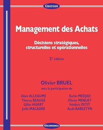 Management des Achats, 2e ed.